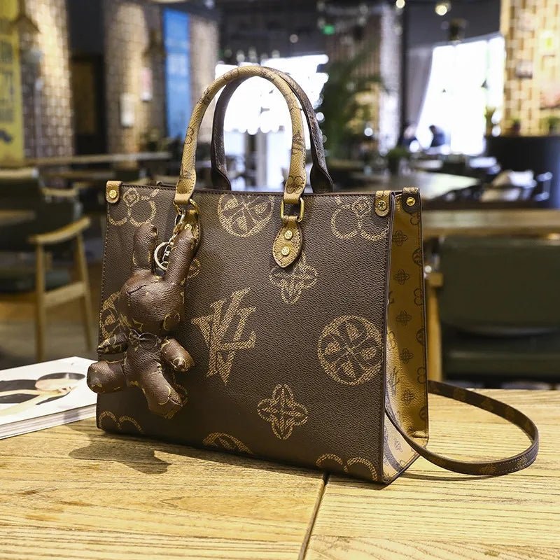 Luxury Floral Tote Bag - HalleBeauty